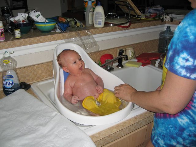 Aleah in bath Aleah in bath